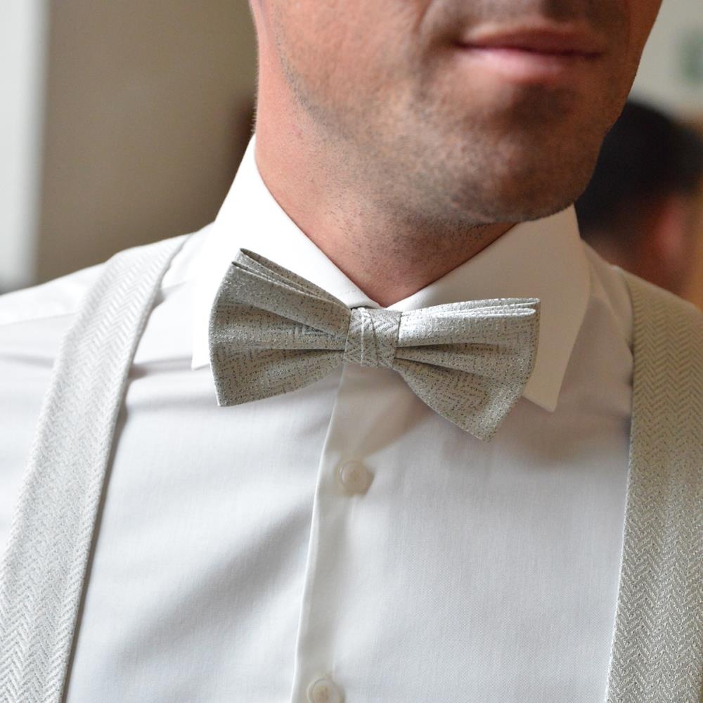 bow tie Pearl Herringbone - 1