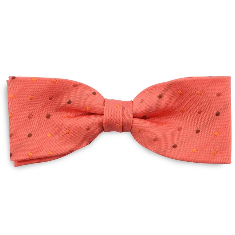 Bow tie Primo Puntino - coral - 1