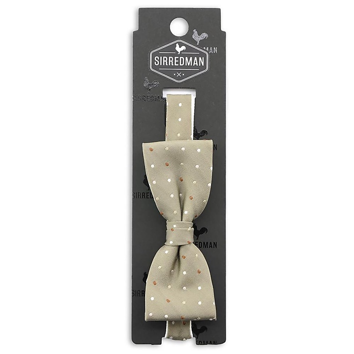 bow tie Primo Puntino - grey green