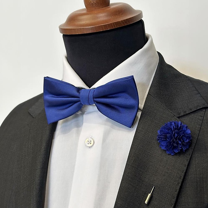 bow tie royal blue