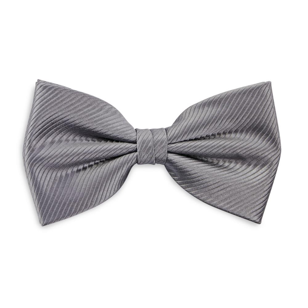 Bow tie Super Repp grey - 1