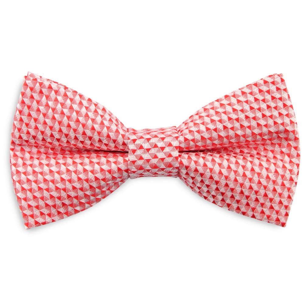 Bow tie Triangle Trip red - 1