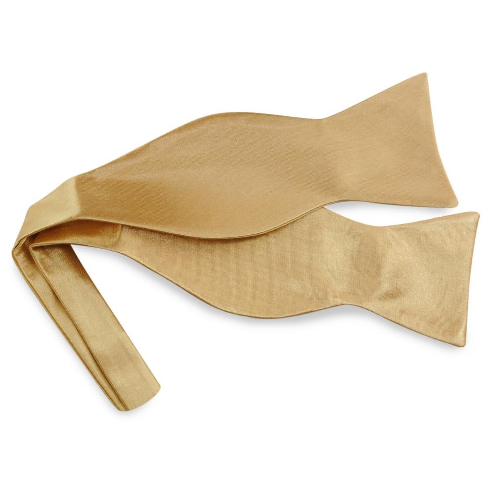 Butterfly polyester satin gold - 2