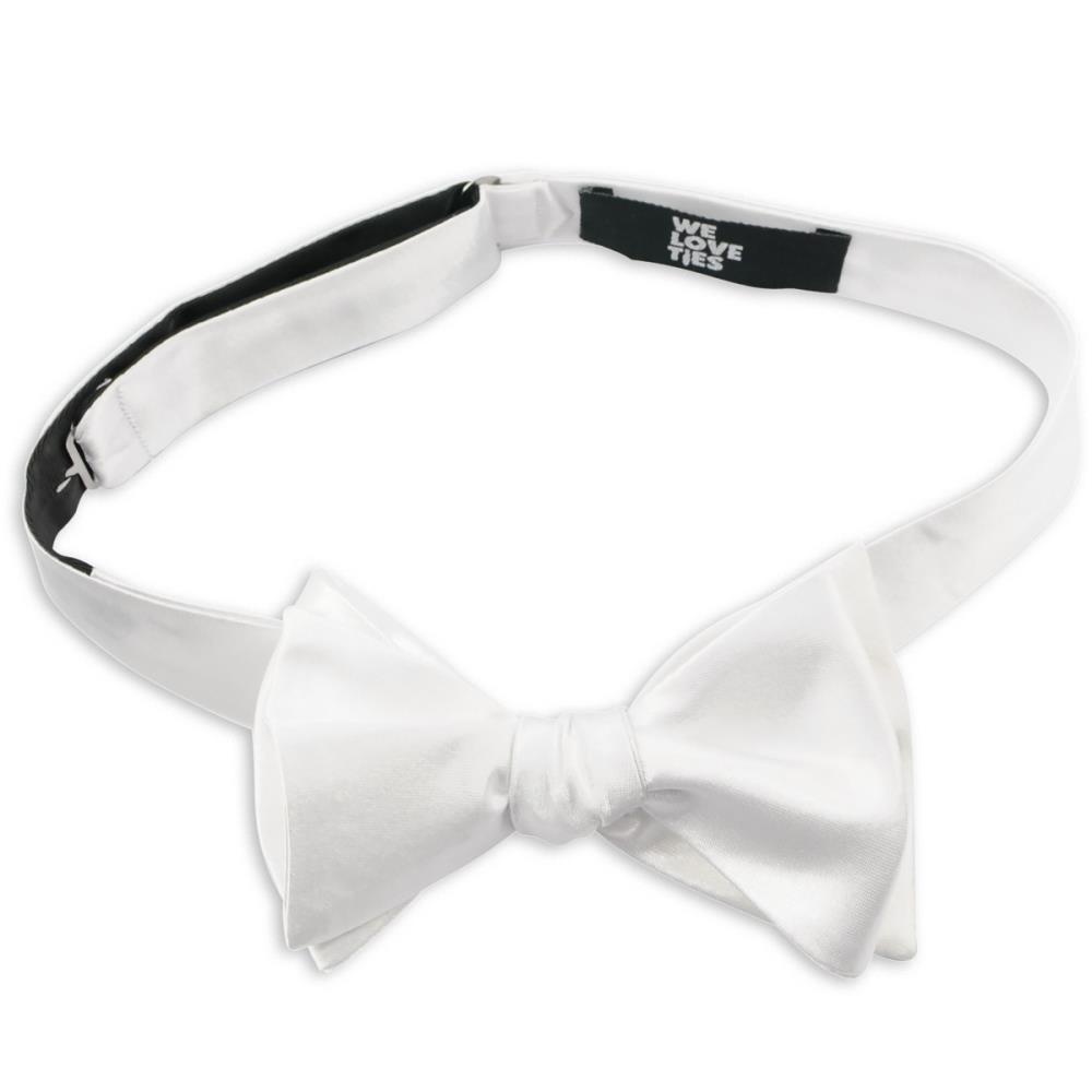 Butterfly polyester satin white - 1