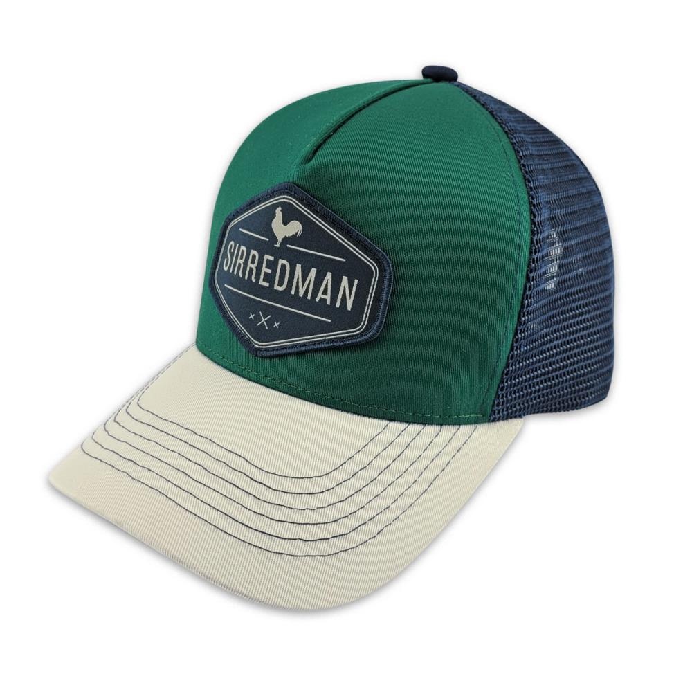 Cap green - blue - beige - 1