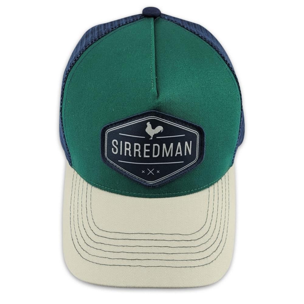 Cap green - blue - beige - 2