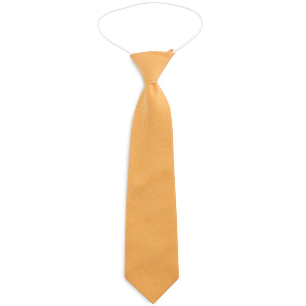 Children necktie cotton apricot - 1