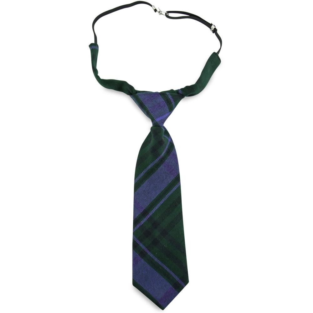 Children necktie short Classic Madras - 1