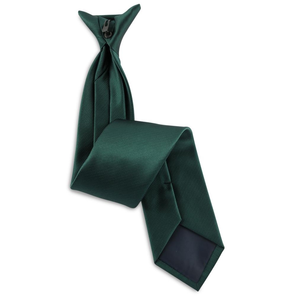 Clip-on tie bottle green repp - 1
