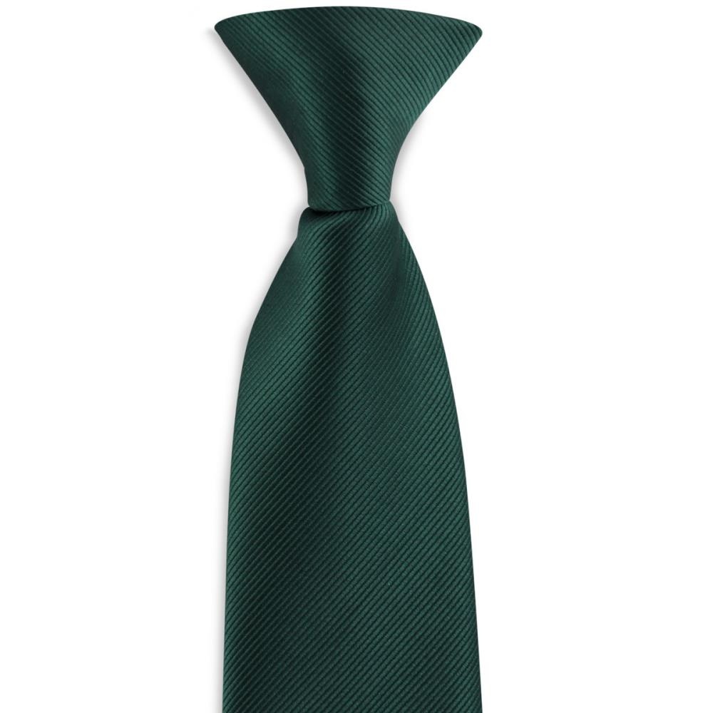 Clip-on tie bottle green repp - 2
