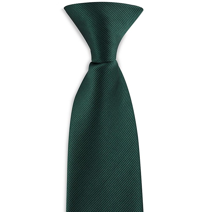 clip-on tie bottle green repp