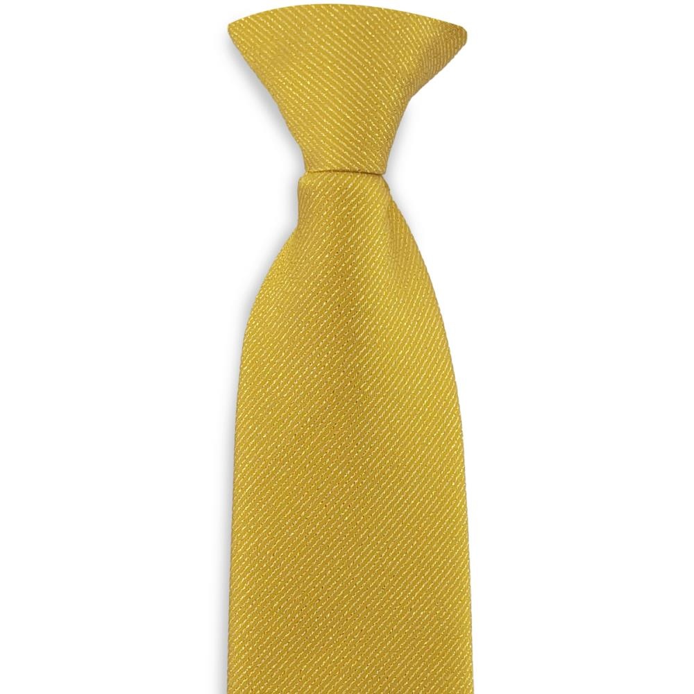 clip-on tie gold - 2