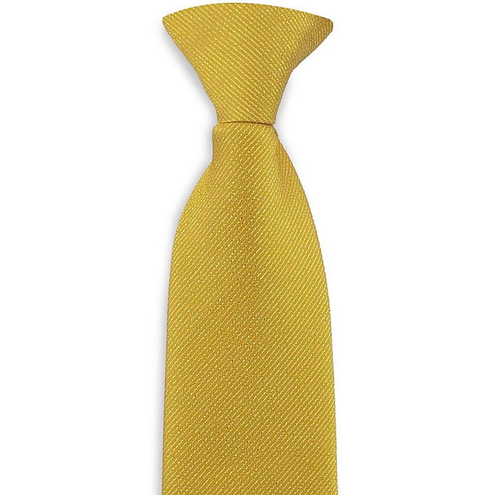 clip-on tie gold