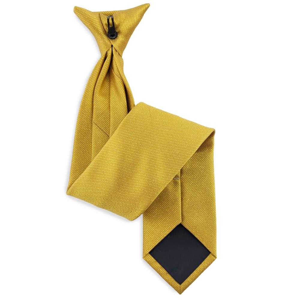 clip-on tie gold lurex - 1