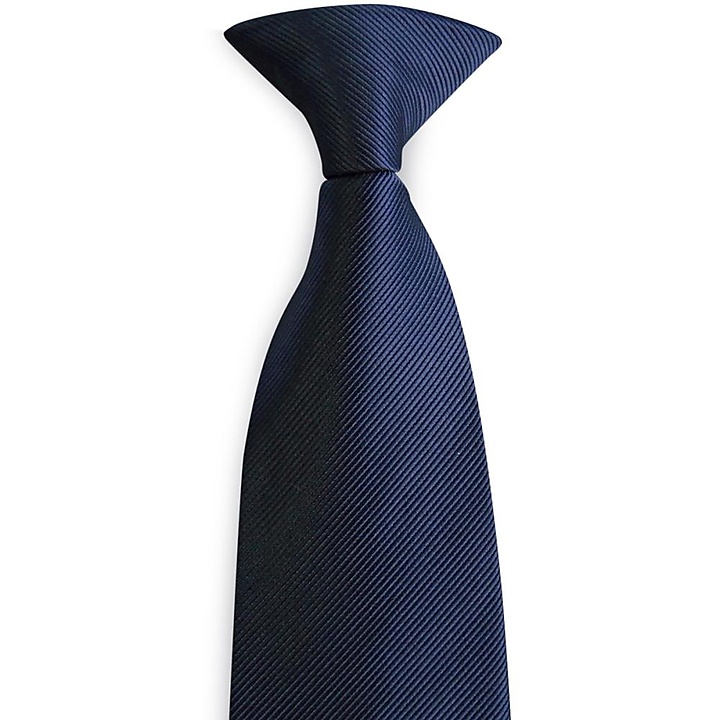 clip-on tie navy repp