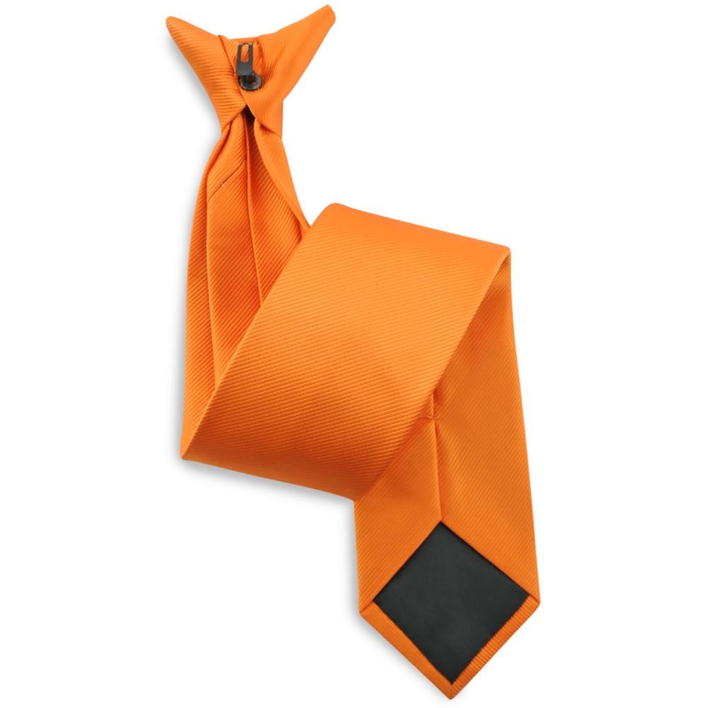 Clip-on tie orange repp - 1