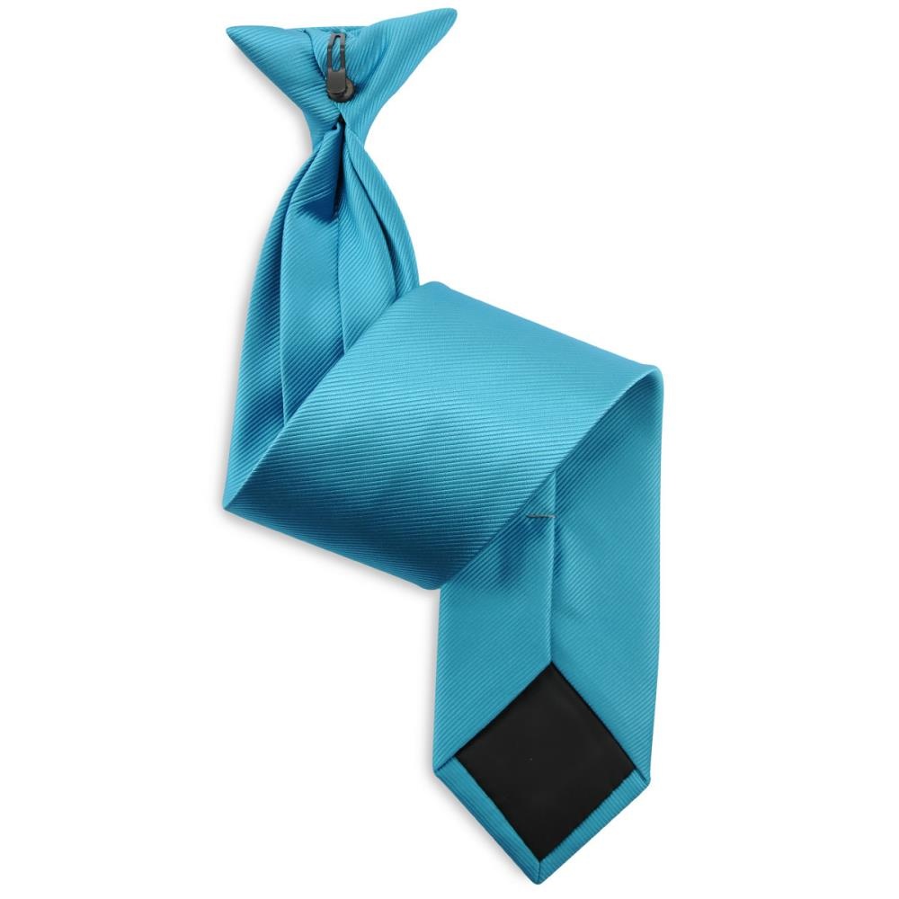 Clip-on tie turquoise repp - 1