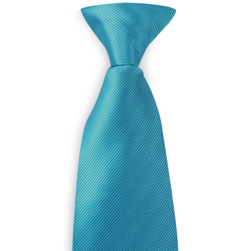 Clip-on tie turquoise repp - 2