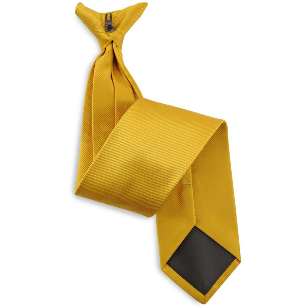 Clip-on tie yellow repp - 1