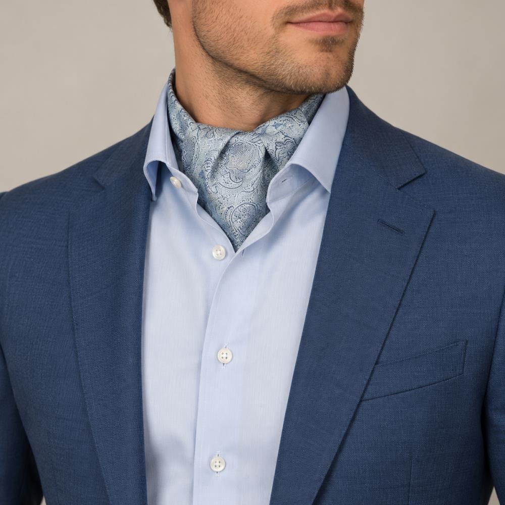 cravat Eternal Paisley Light Blue - 1