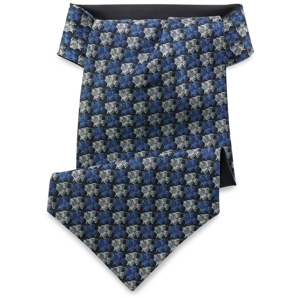 cravat Fish Birds blue - 1