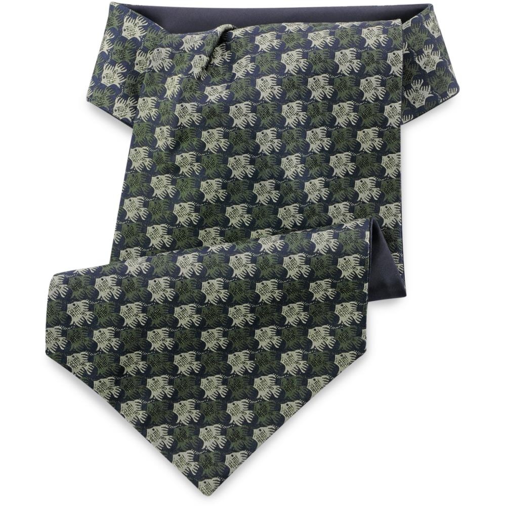 cravat Fish Birds green - 1