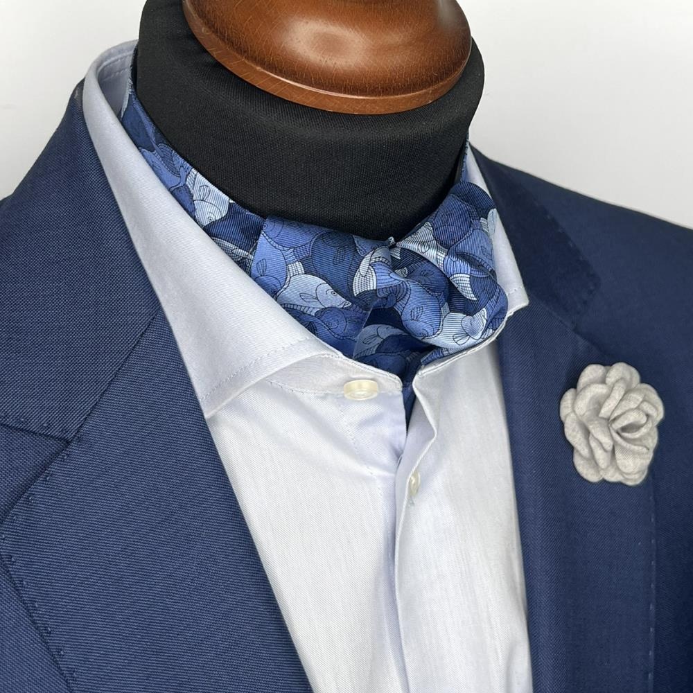 cravat Fish blue - 2