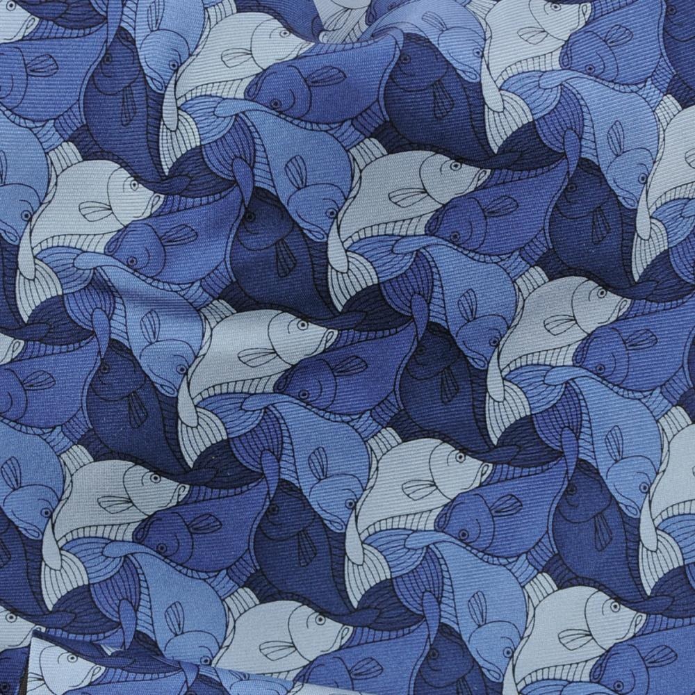 cravat Fish blue - 3