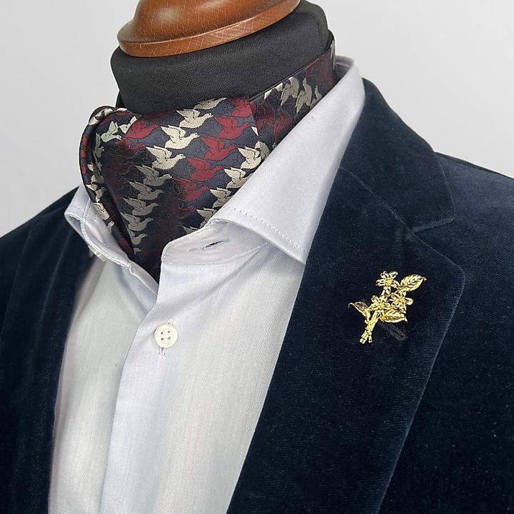 cravat Fish-Dove red