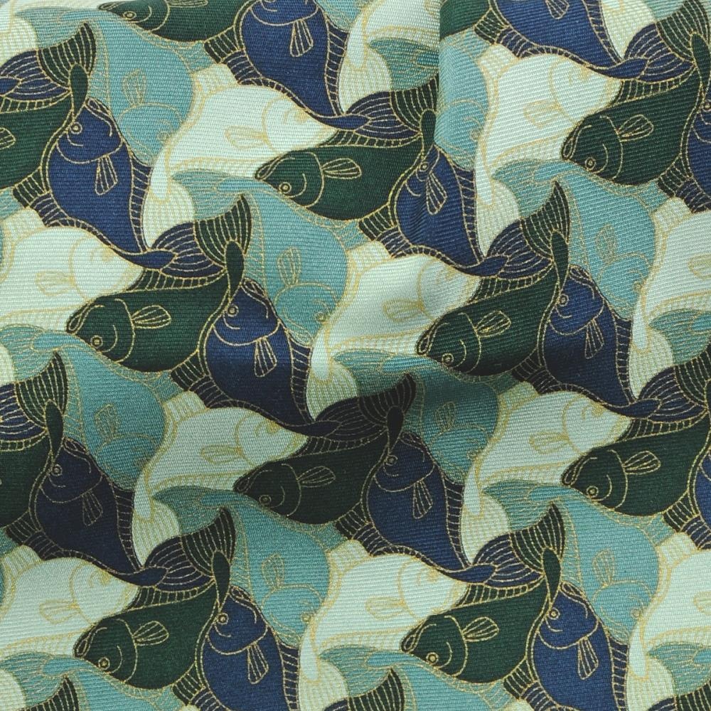 cravat Fish green - 3
