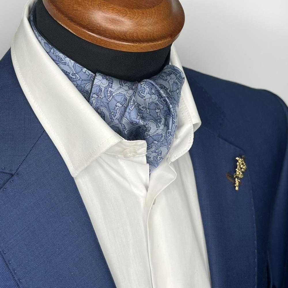cravat Horseman blue - 2