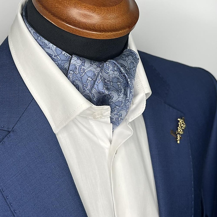 cravat Horseman blue