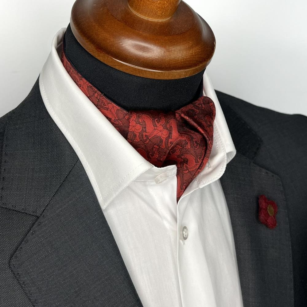 cravat Horseman red - 2
