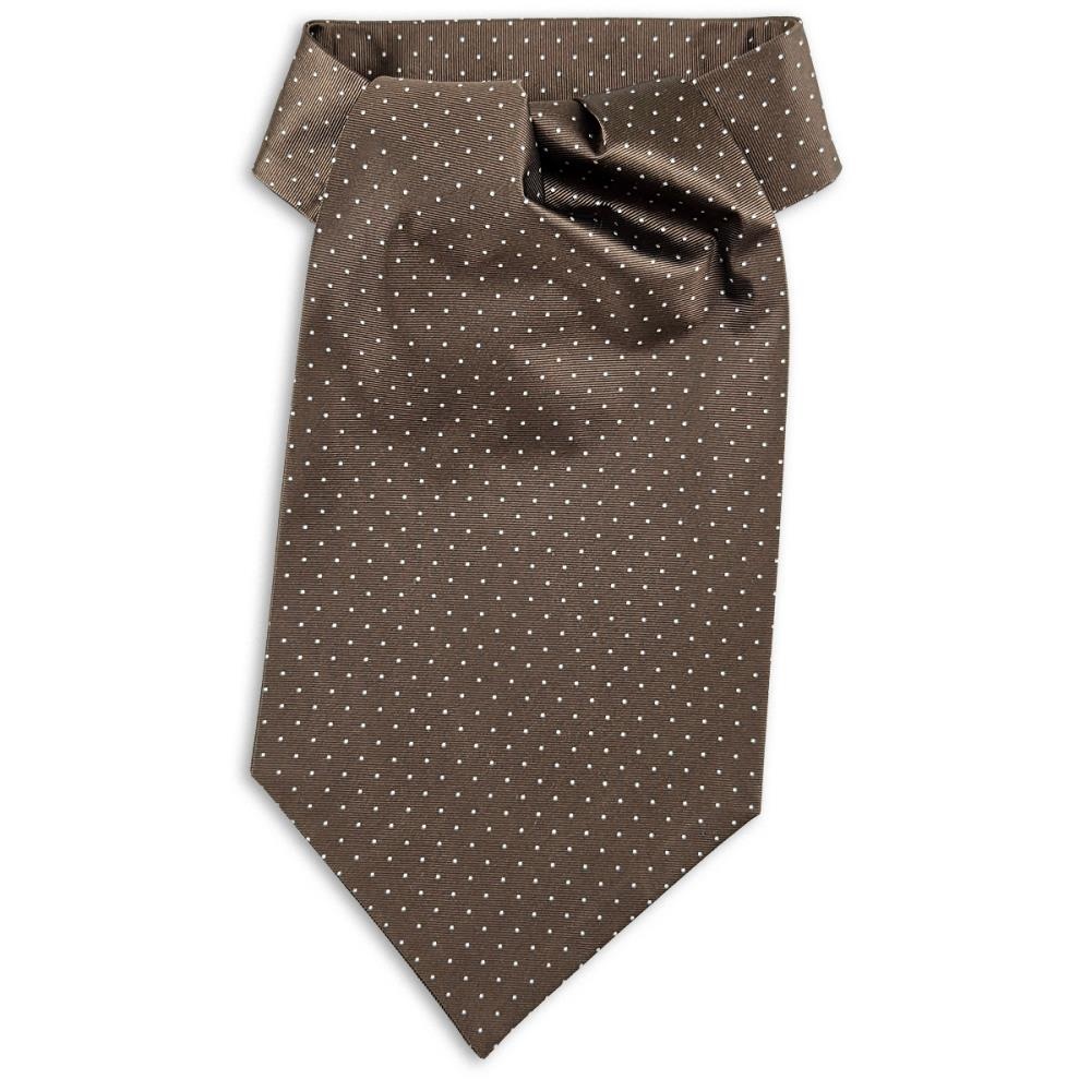 cravat Mayfair Dots Brown - 1