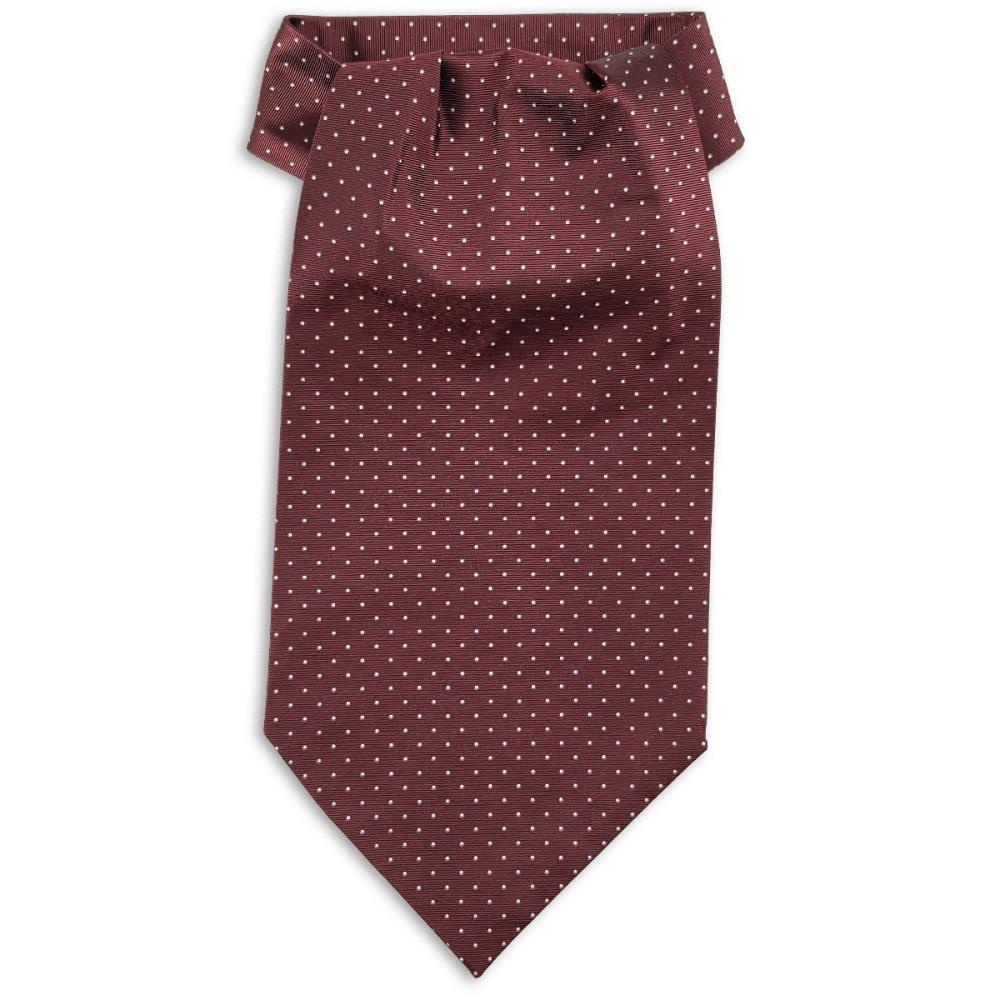 cravat Mayfair Dots Burgundy - 1