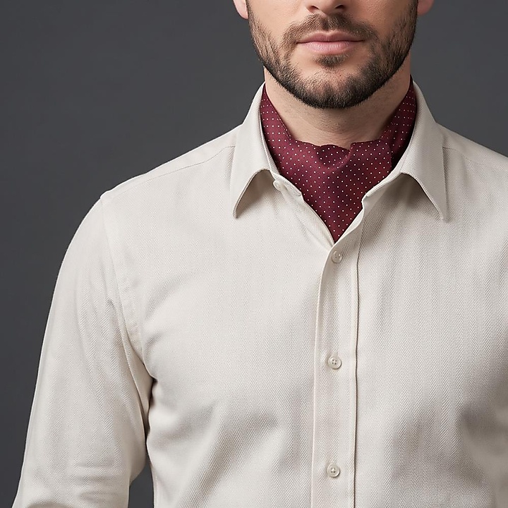 cravat Mayfair Dots Burgundy