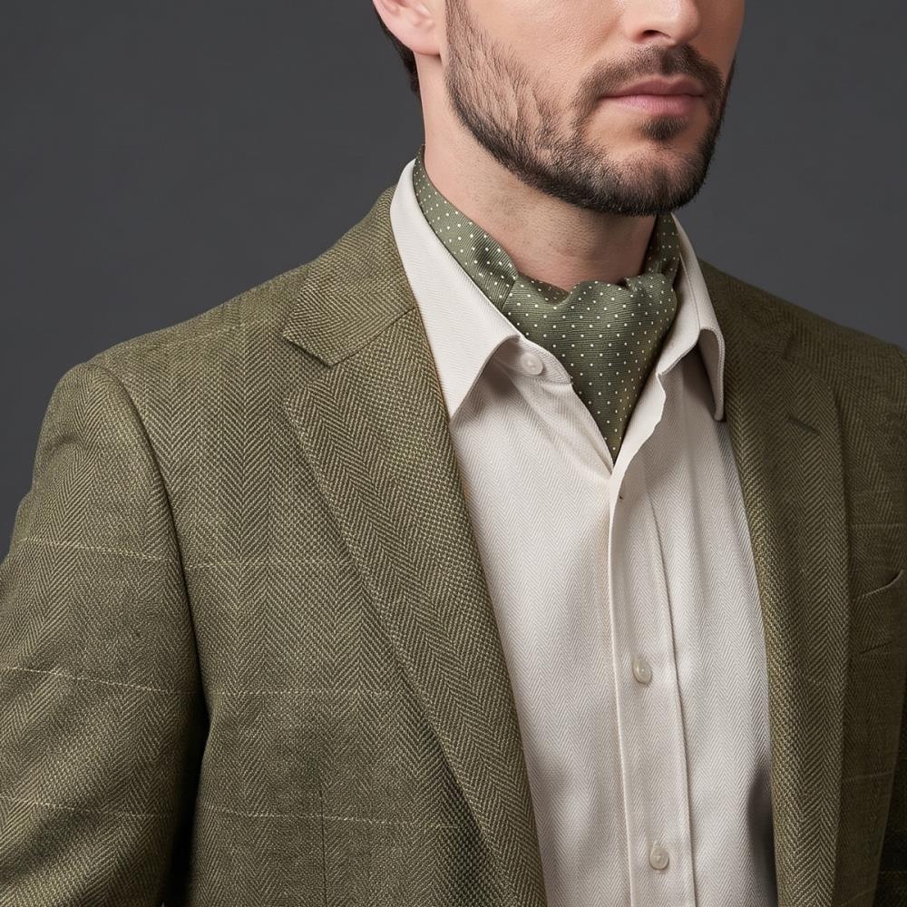cravat Mayfair Dots Green - 1