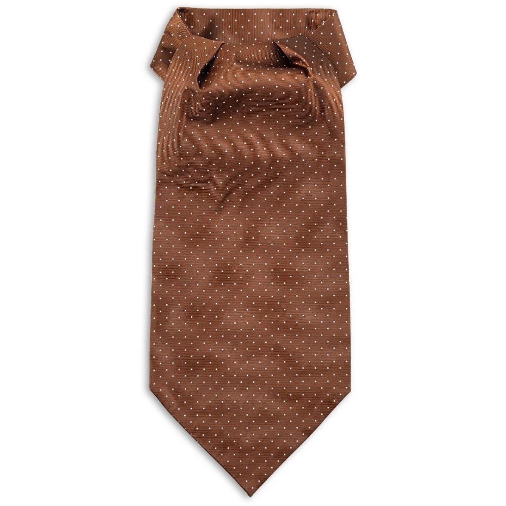 cravat Mayfair Dots Rust - 1