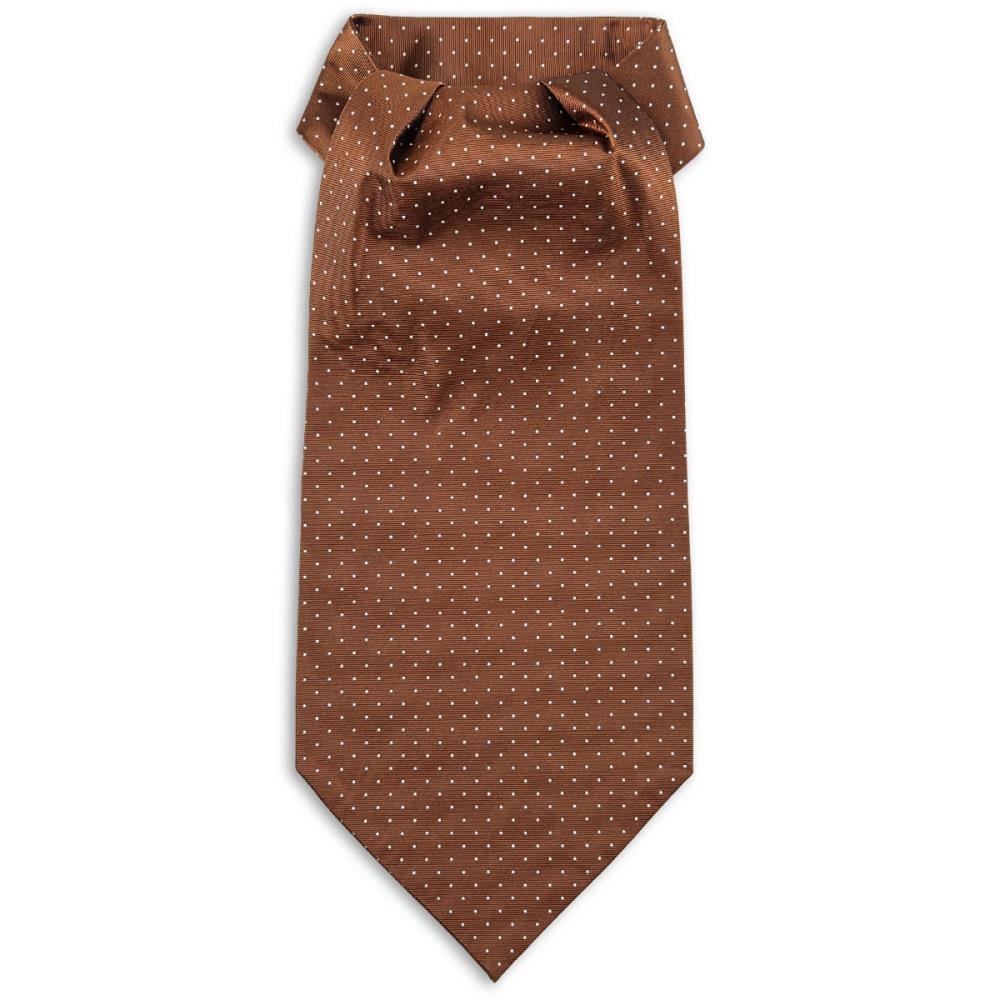cravat Mayfair Dots Rust - 3