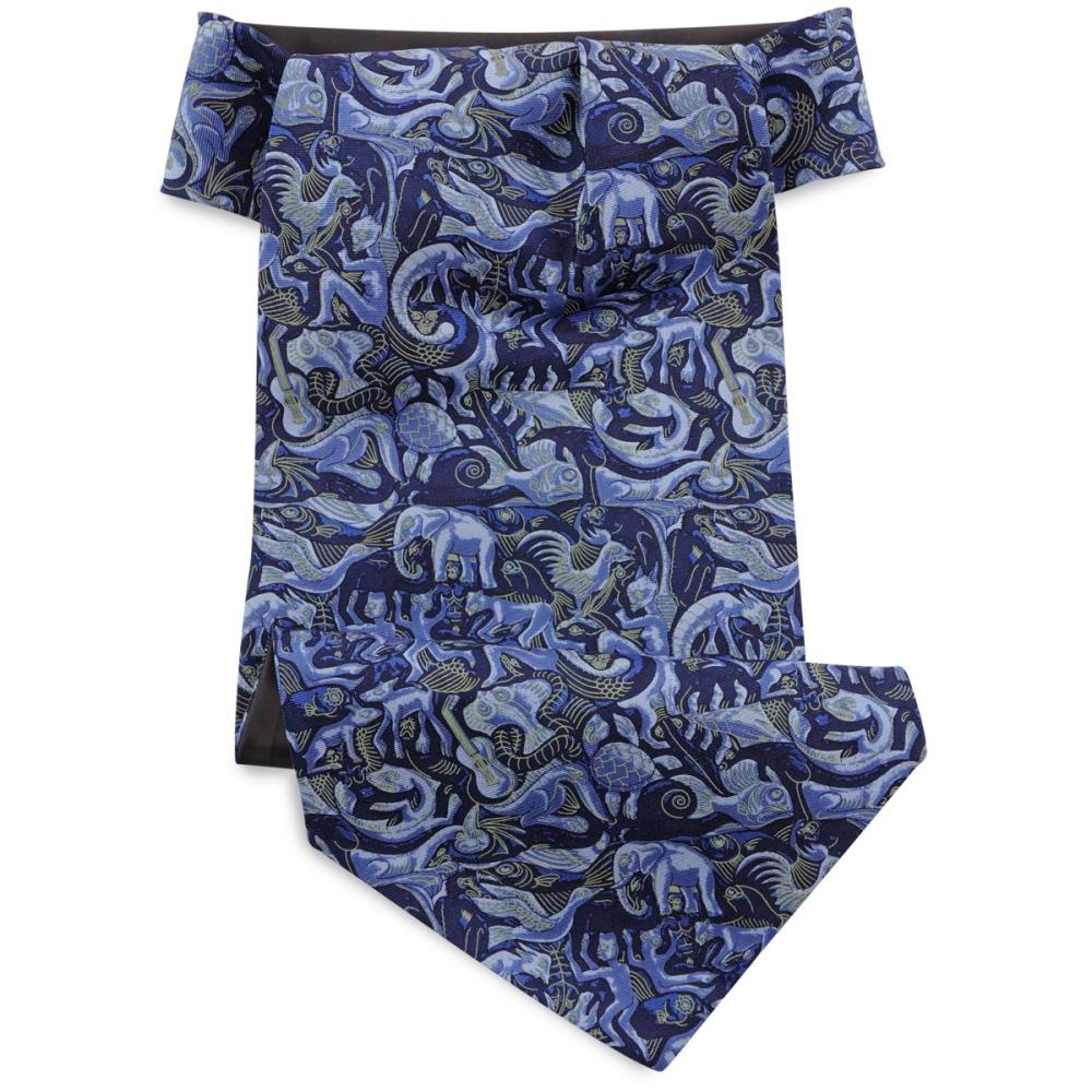 cravat Mosaic blue - 1