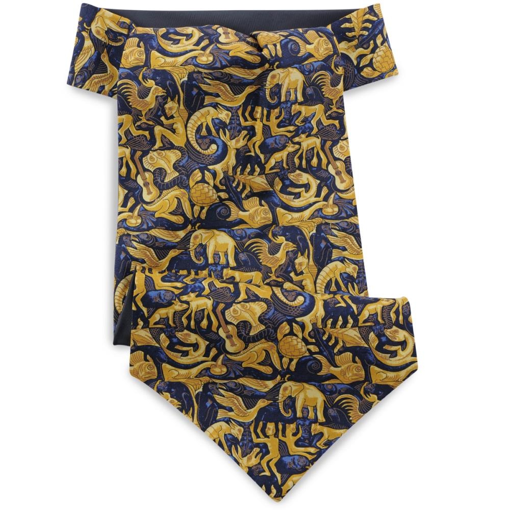 cravat Mosaic yellow - 1