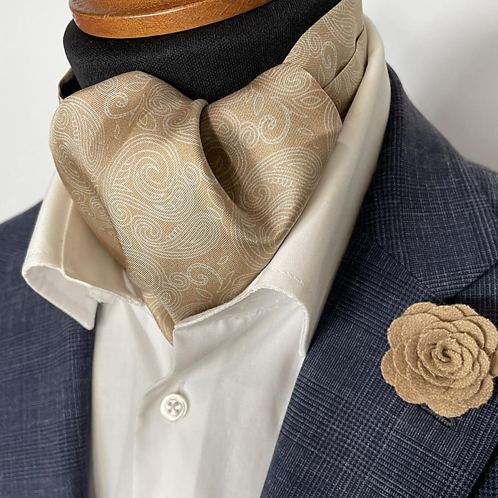 Cravat Paisley Nuance beige