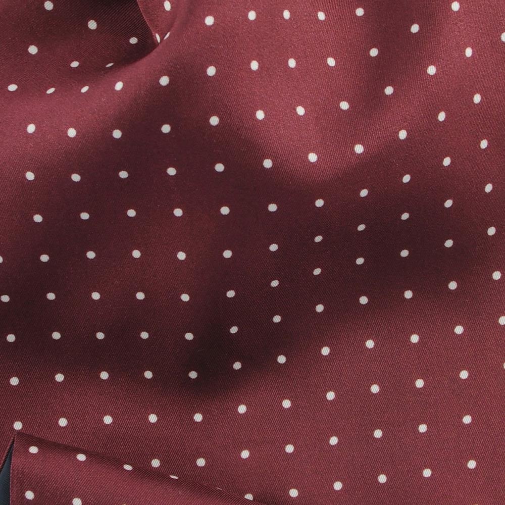 Cravat Polkadots bordeaux - 3