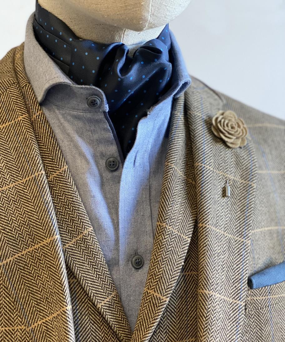 Cravat Polkadots navy - 3