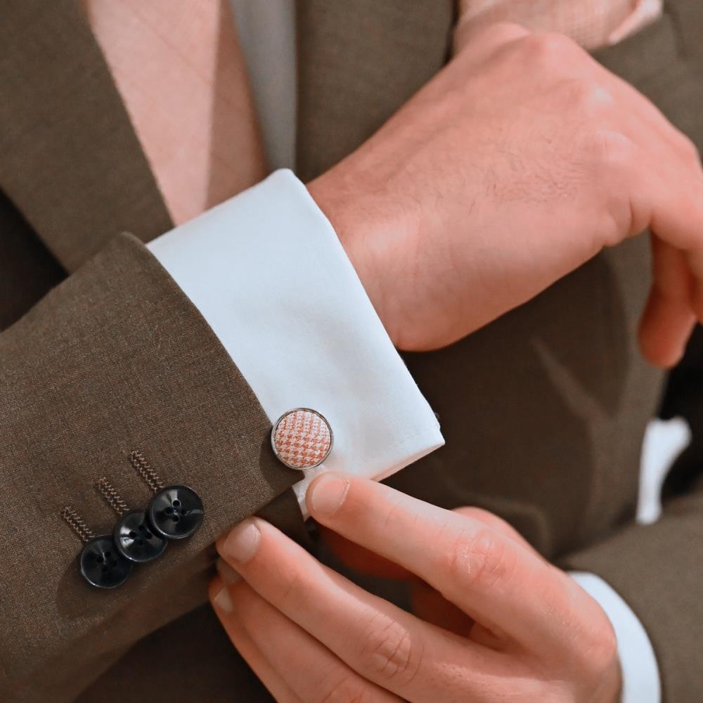 cuff links Charming Charles Terracotta - 1