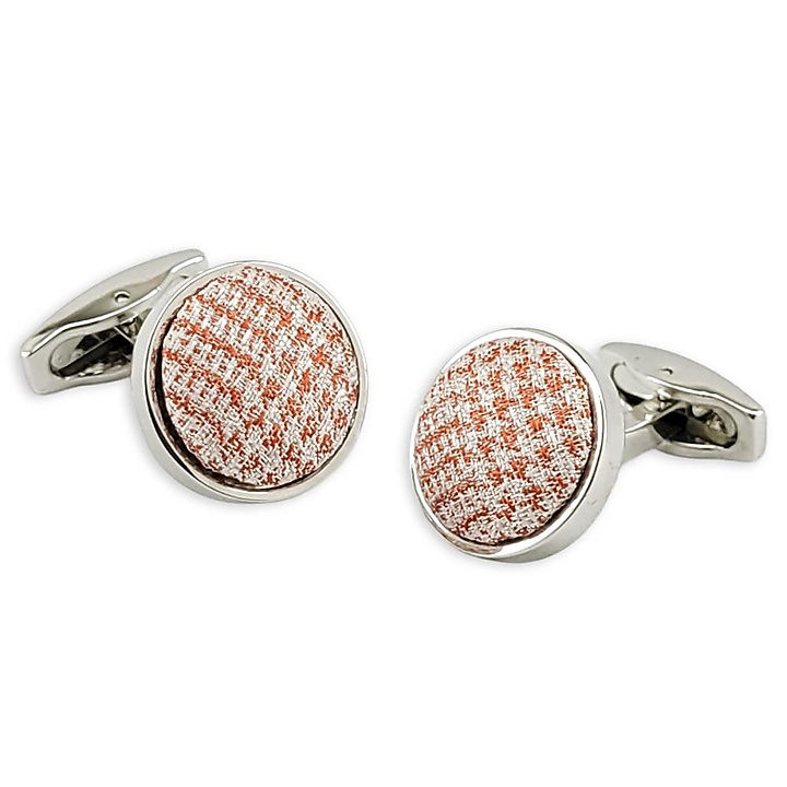 cuff links Charming Charles Terracotta