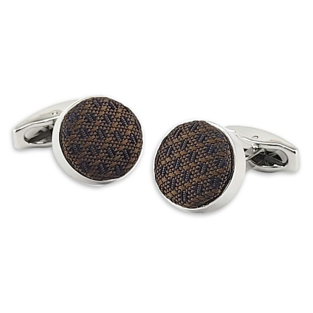 cuff links Majestic Mist Dark Brown - 1