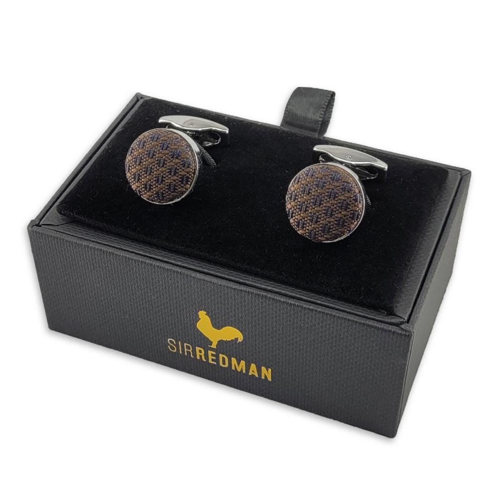 cuff links Majestic Mist Dark Brown - 2