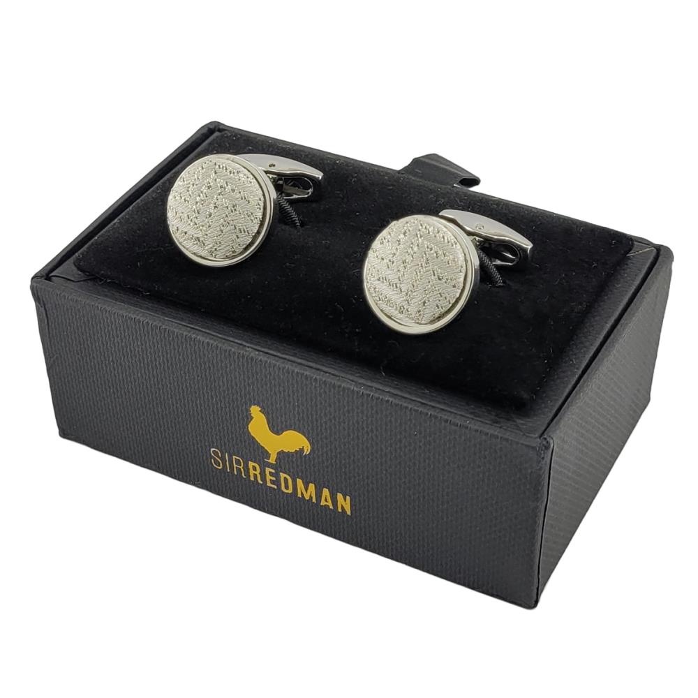 cuff links Pearl Herringbone - 2