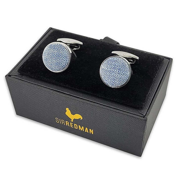 cufflinks Charming Chambré Blue
